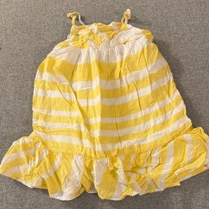 5/$15- Yellow and White Striped Sundress